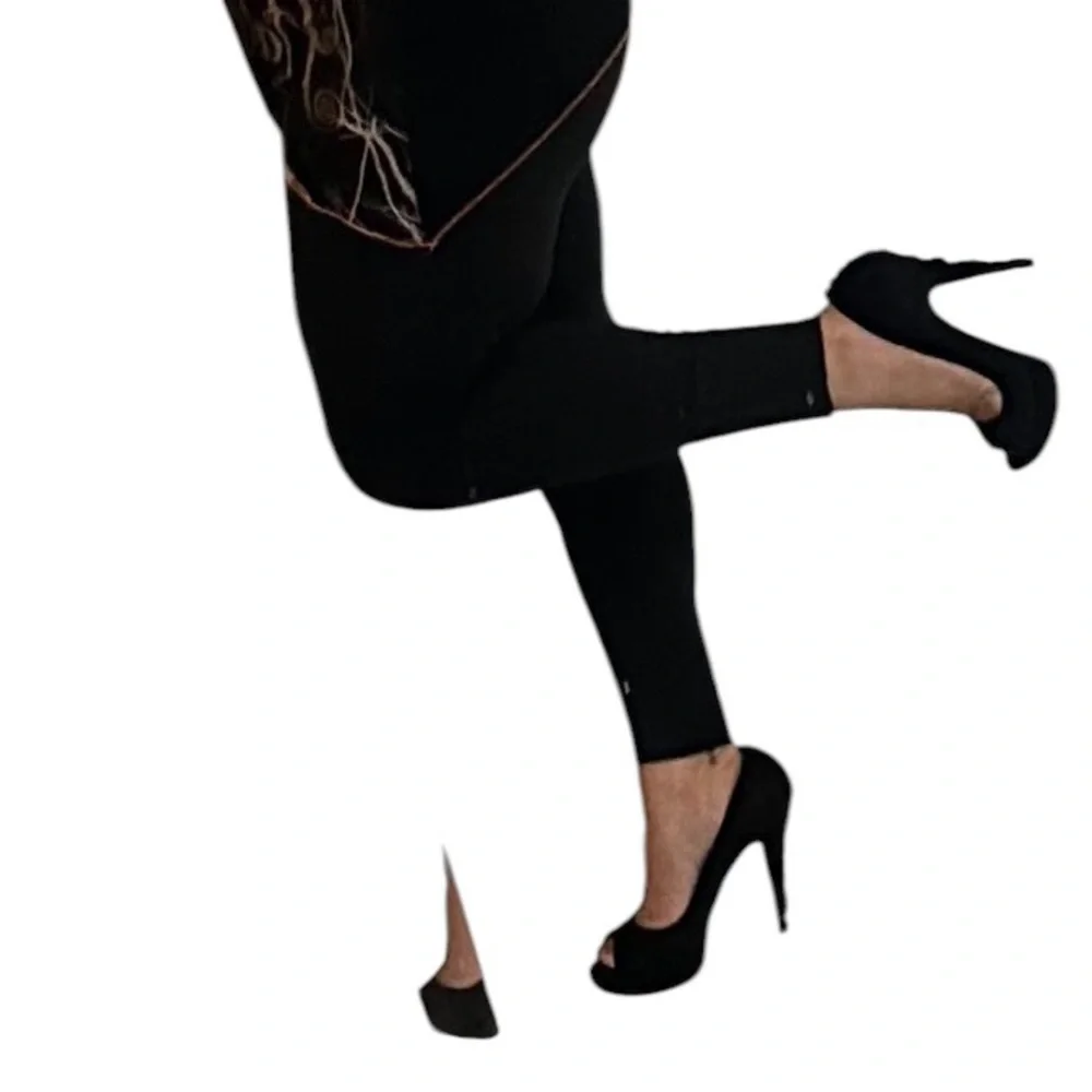 MIU MIU Elegant Black Peep-Toe Suede Stiletto Platform Heels 38.5